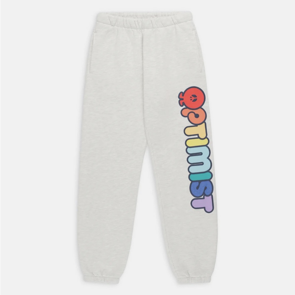 NEW MADHAPPY LOCAL OPTIMIST FLEECE GRAY SWEATPANTS SZ MEDIUM M